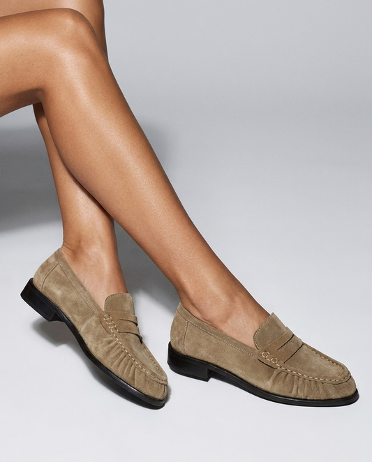 100% LEATHER LOAFERS WITH FRINGE