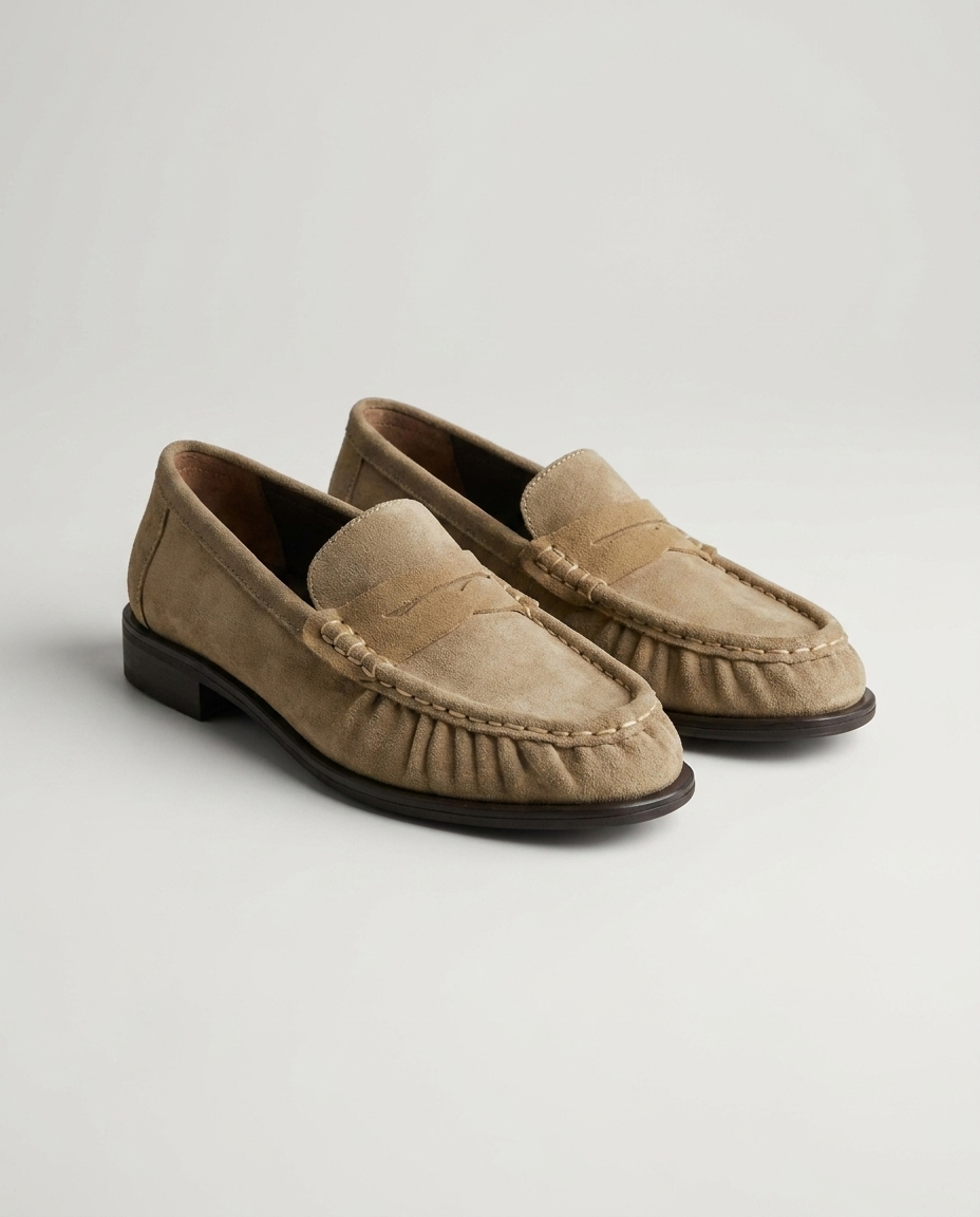 100% LEATHER LOAFERS WITH FRINGE