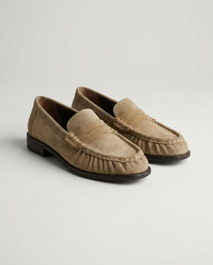 100% LEATHER LOAFERS WITH FRINGE