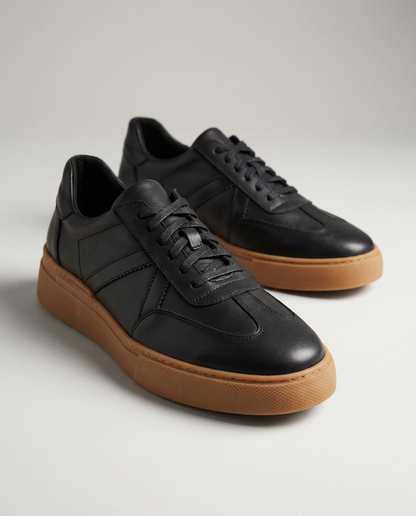 100% LEATHER TRAINERS