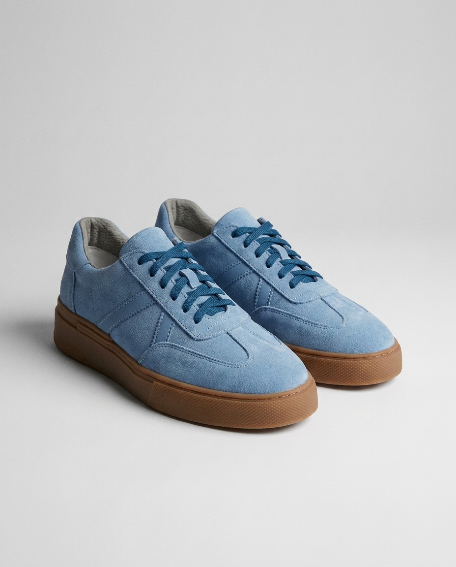 100% LEATHER TRAINERS