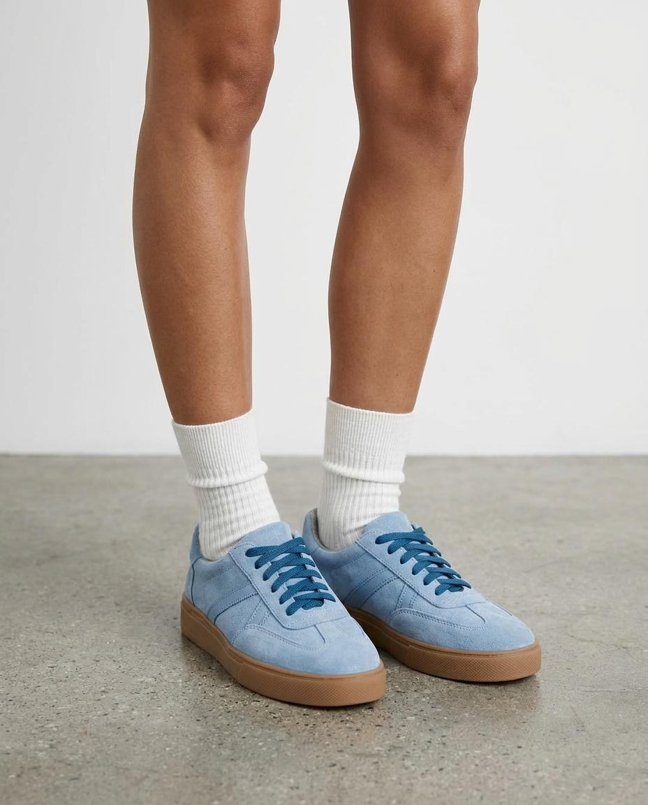 100% LEATHER TRAINERS