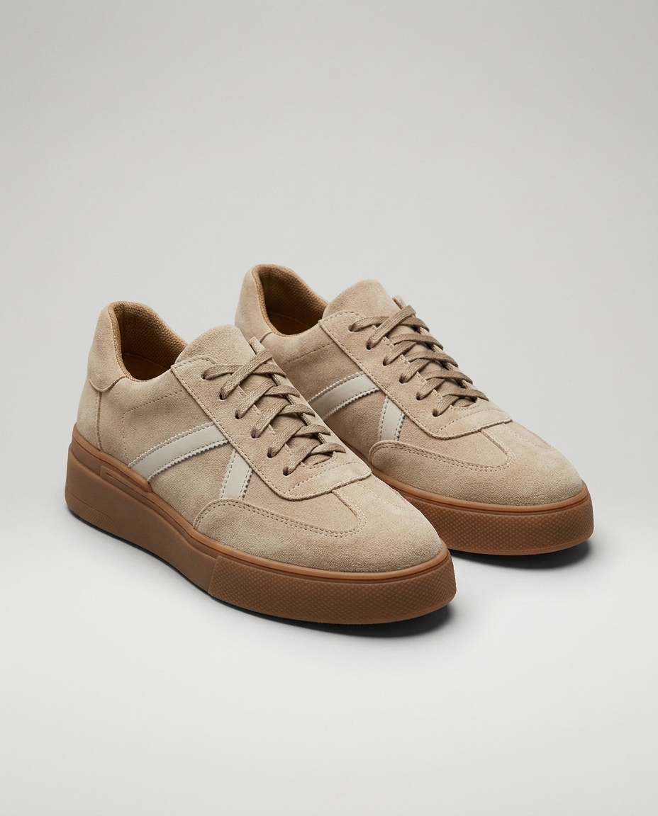 100% LEATHER TRAINERS