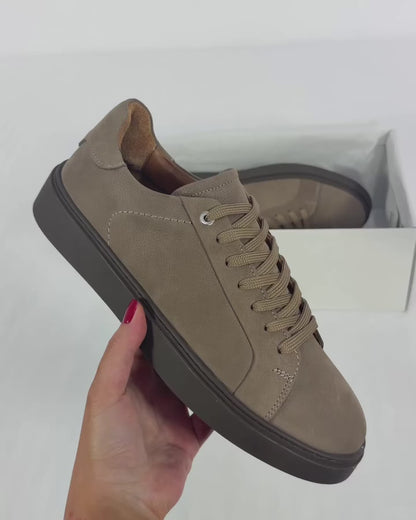 100% SEUDE STONE TRAINERS