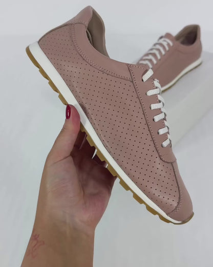 100% LEATHER RETRO RUNNER