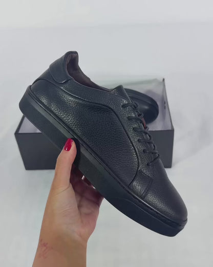 100% LEATHER TRAINERS